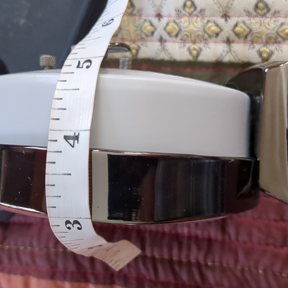 WESTCLOX* BIG BEN wind up alarm clock in working condition slivertone matte tan - Picture 12 of 12